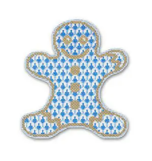EG-XO81 Herend-Inspired Blue Gingerbread
