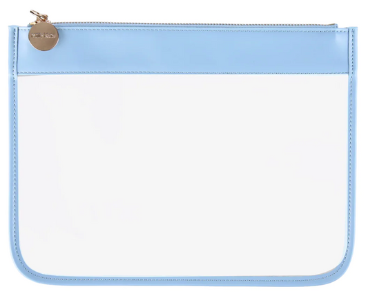 Clear Project Bag - Light Blue