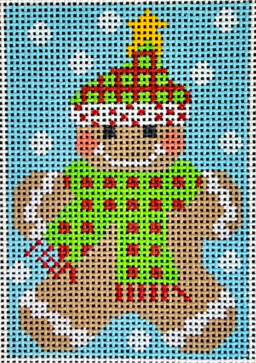 CH-1230 Gingerbread with Dotted Scarf