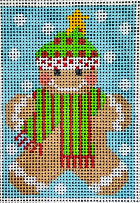 CH-1232 Gingerbread with Striped Scarf