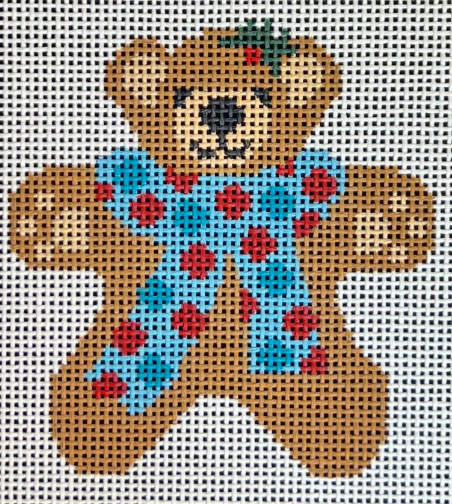 CH-1261 Teddy Bear with Dotted Scarf