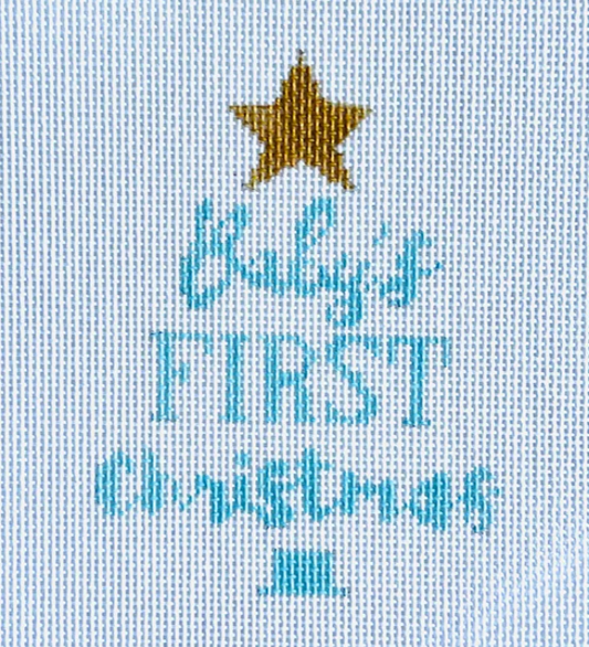 ZS-23.3 Baby's First Christmas Tree - Blue