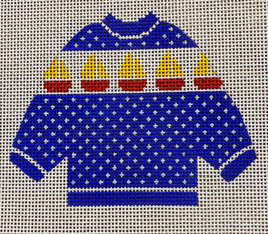 SI1-17 Sailboats Pullover Sweater