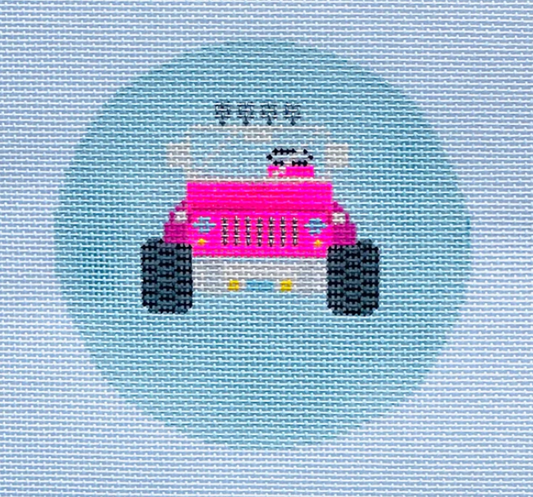 KCD1451 Pink Kid's Jeep