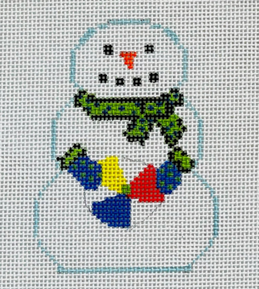 KCD1396 Snowman with Beach Ball