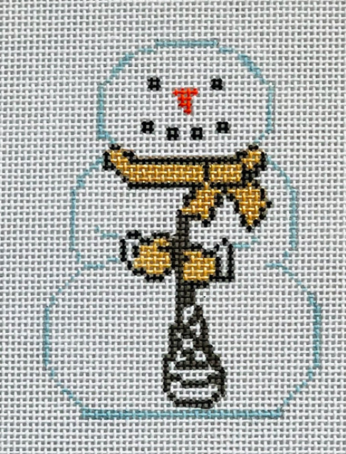 KCD1399 Snowman with Lacrosse Stick
