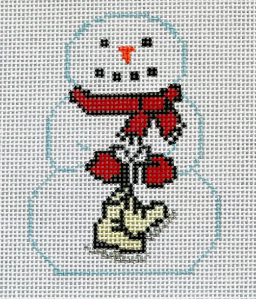 KCD1398 Snowman with Ice Skates