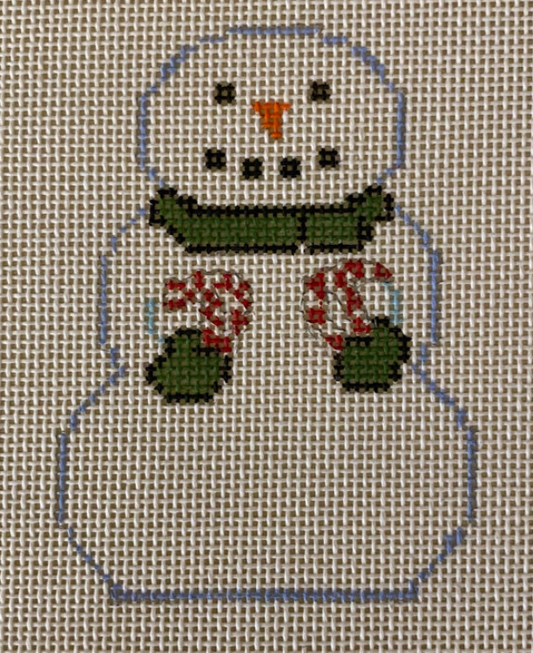KCD1416 Snowman with Candy Canes