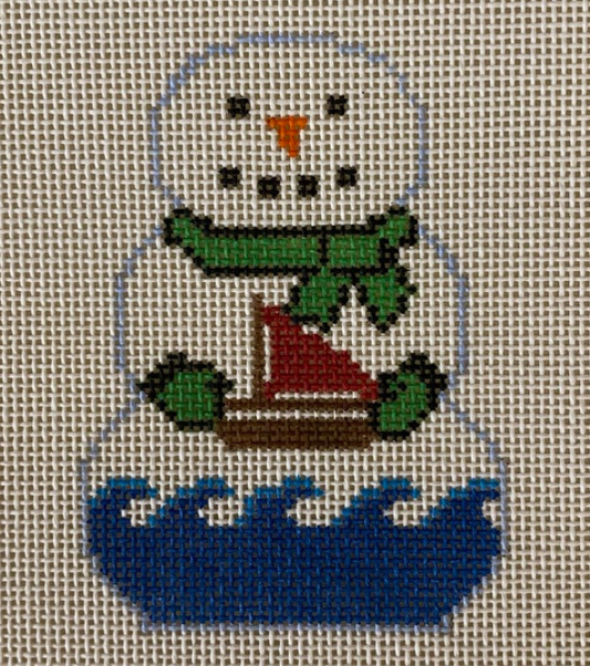 KCD1419 Snowman with Boat