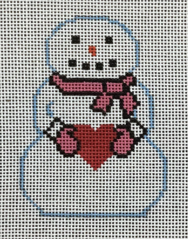 KCD1408 Snowman with Heart