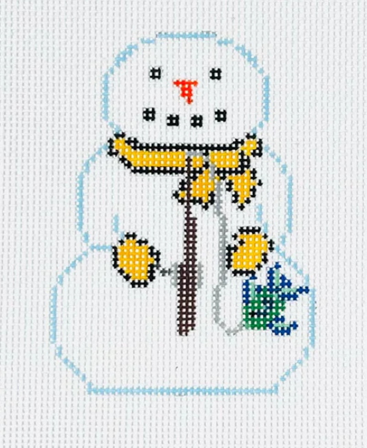KCD1477 Fishing Snowman