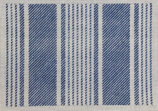 KCD4089B Ticking Stripe Pillow - Blue