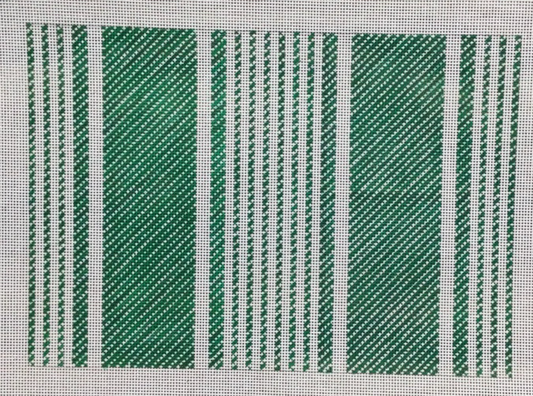 KCD4089G Ticking Stripe Pillow - Green