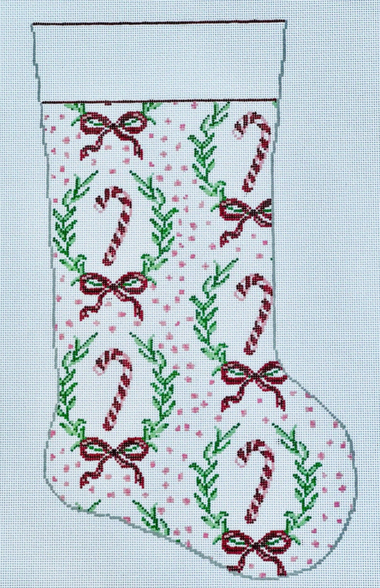 KCD7616 Candy Cane Stocking