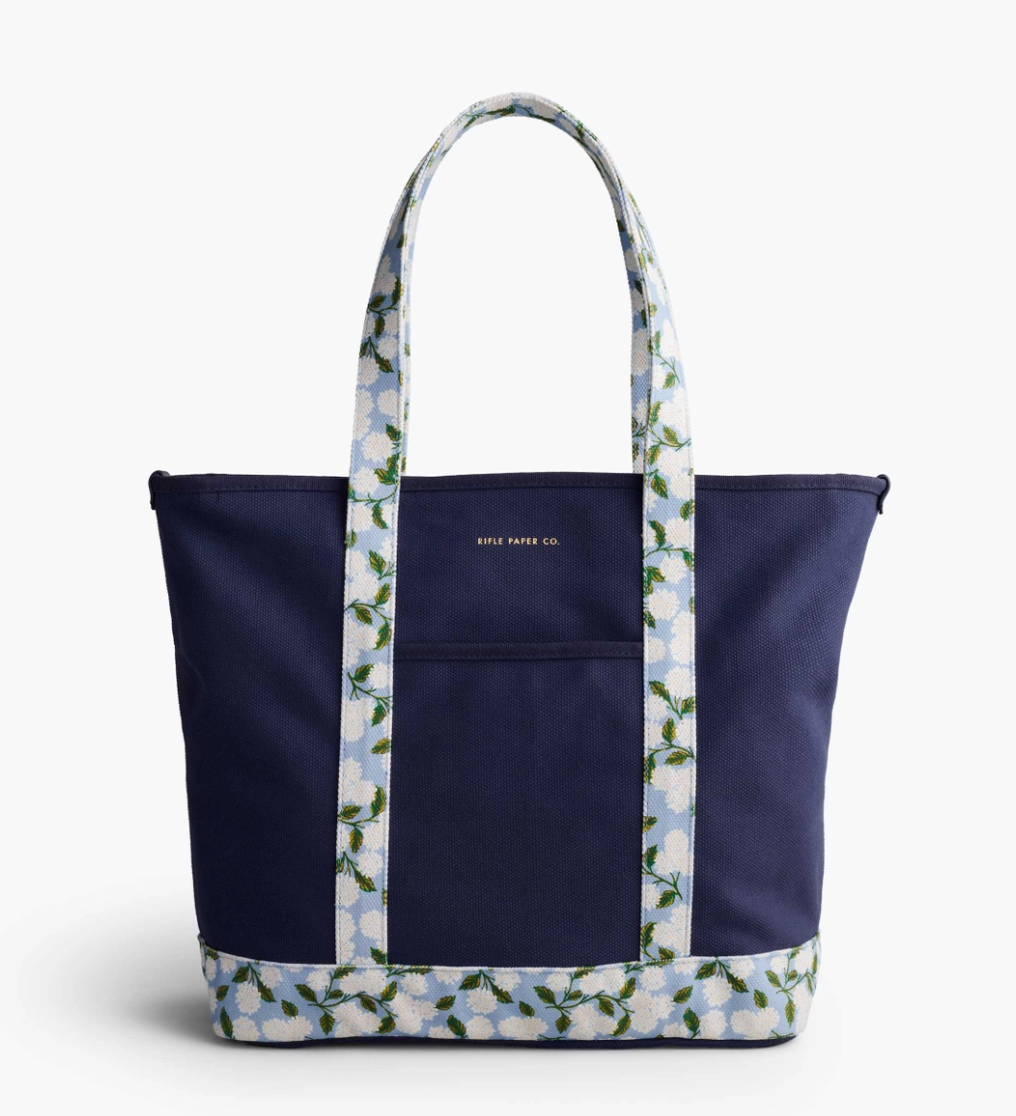 Hydrangea Canvas Tote Bag