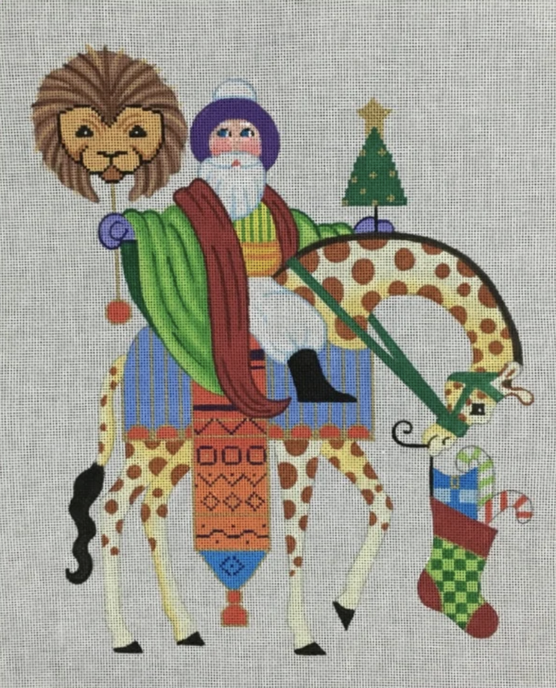 B-339 Santa on Giraffe