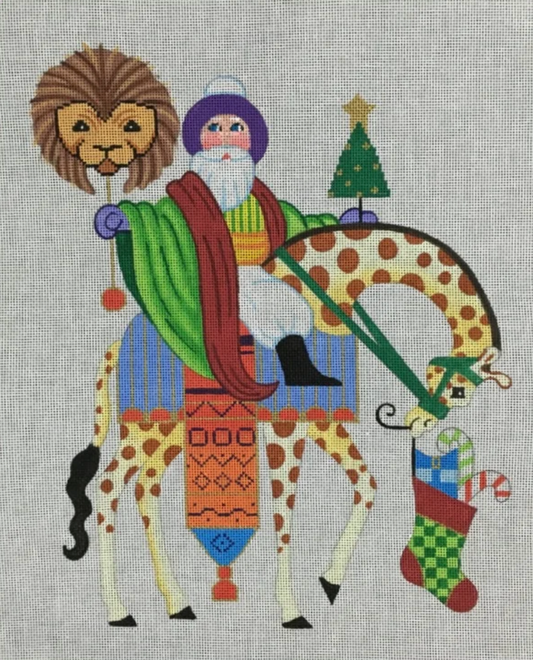 B-339 Santa on Giraffe