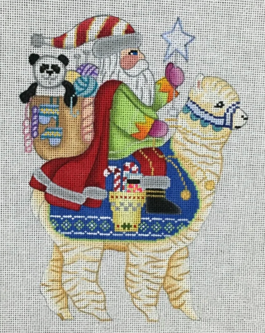 B-2410 Santa on Alpaca - 24 Mesh