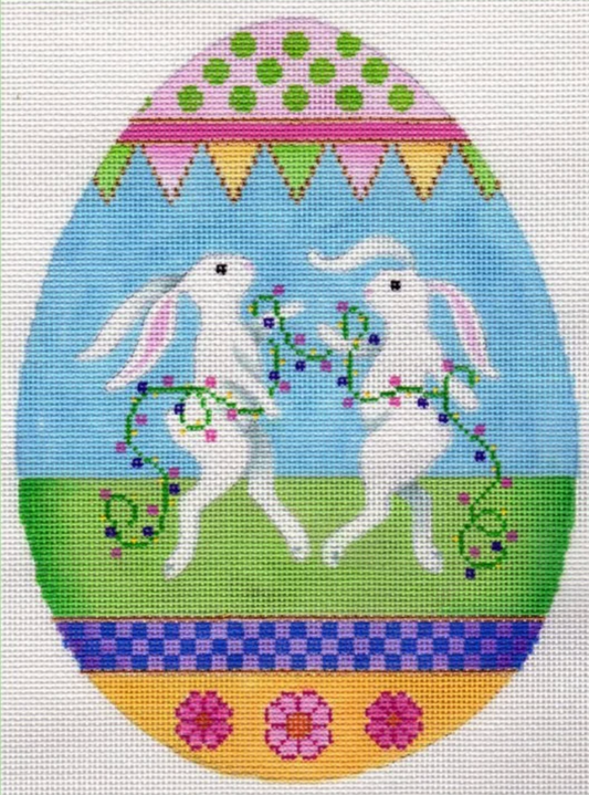 B-299C Large Egg with Dancing Bunnies