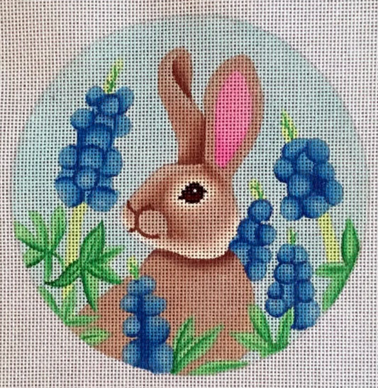 B-378 Bunny with Bluebonnets