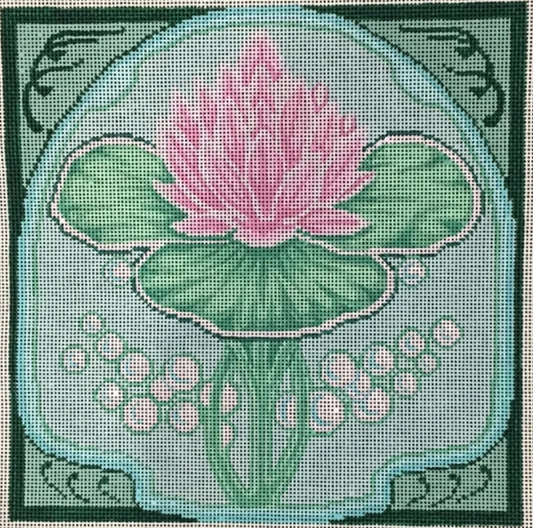 B-393 Art Nouveau Lotus Flower