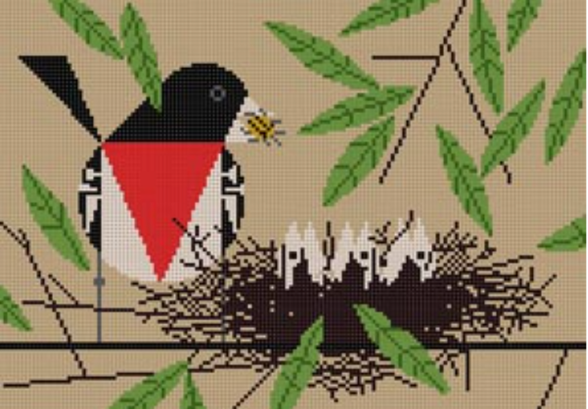 HC-R252 Rose-Breasted Grosbeak