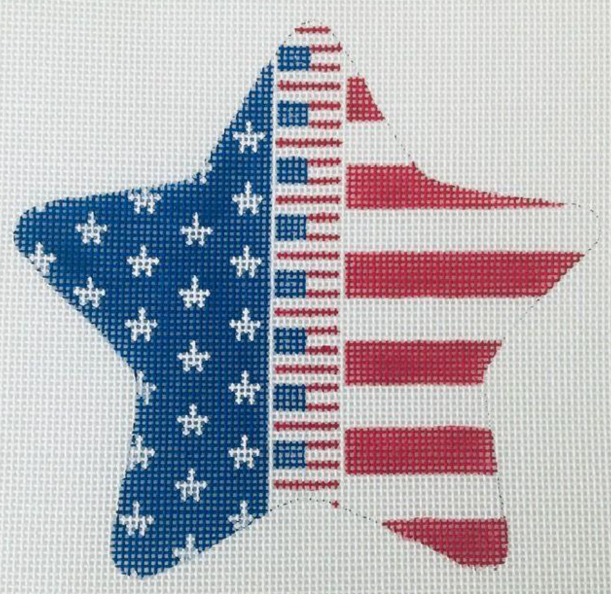 PS20-5 Flag Zipper Patriotic Star