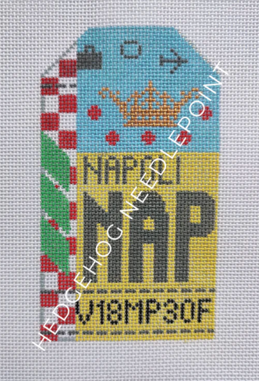 HN NAP Napoli Retro Travel Tag