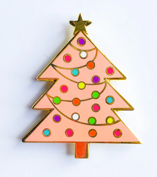 Pink Tree Needle Minder Magnet