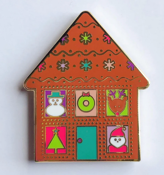 Gingerbread House Needle Minder Magnet