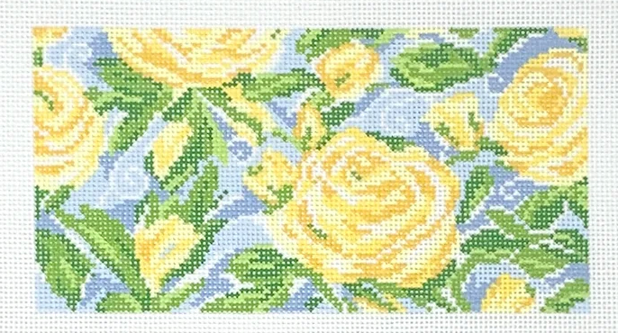 IC-11 Lilly-Inspired Roses Clutch Insert - Yellow