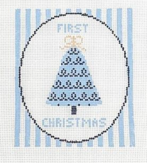 GP115a Baby's First Christmas - Blue