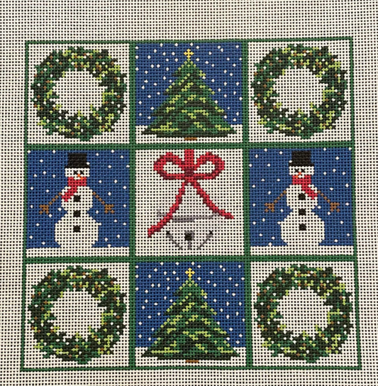 AOK173 Christmas Tic Tac Toe Board