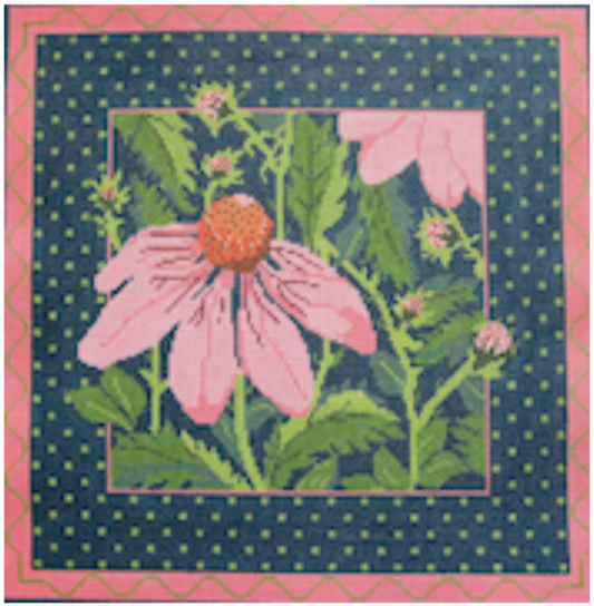 WG12042 Pink Echinacea Pillow