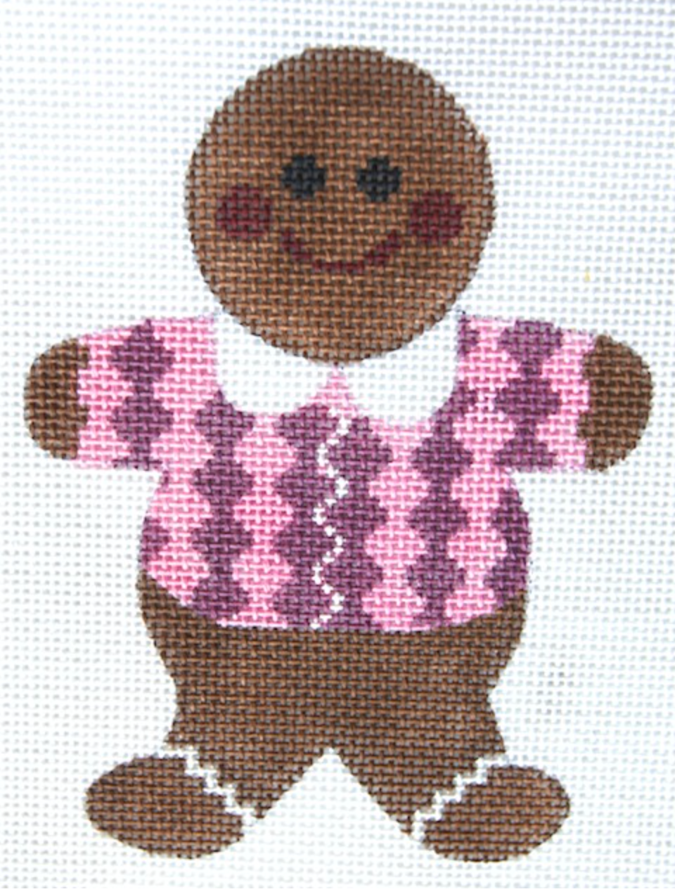 WG11085 Rose Cardigan Gingerbread Man