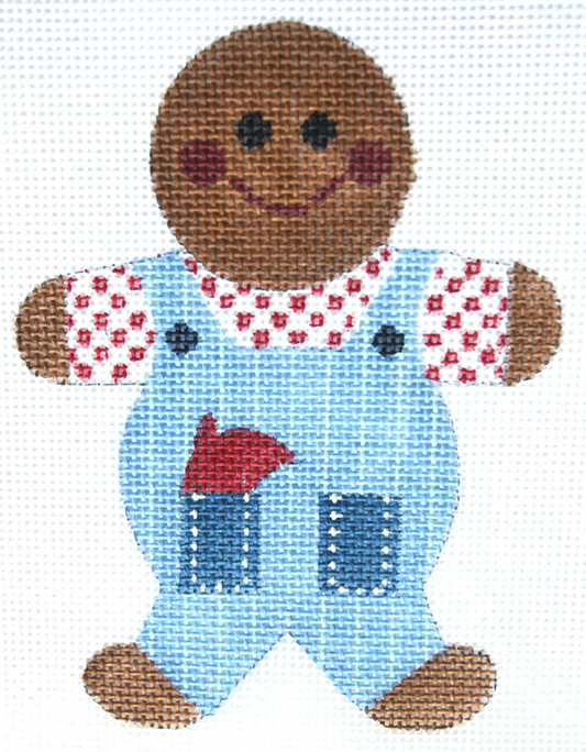 WG11092 Farmer Gingerbread Man