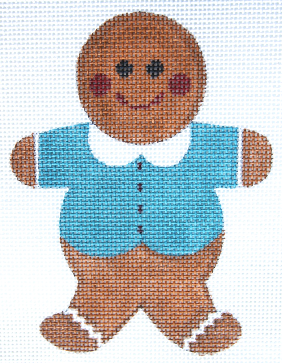 WG11095 Turquoise Gingerbread Man