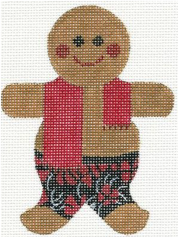 WG11743 Beach Boy Gingerbread Man