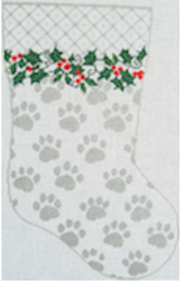 WG12538B My Best Friend's Stocking - Silver