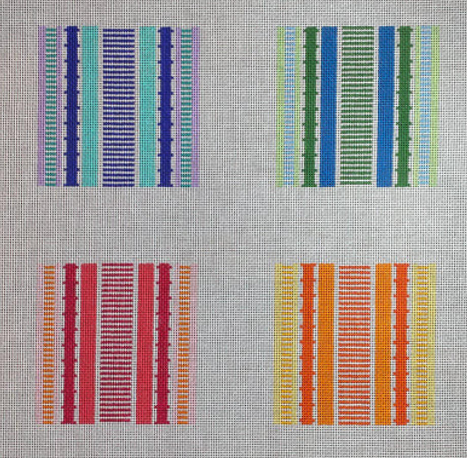 23-260 Stripe Coaster Set