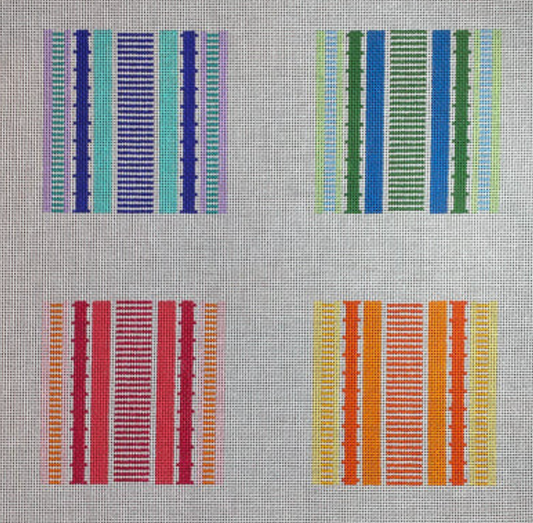 23-260 Stripe Coaster Set