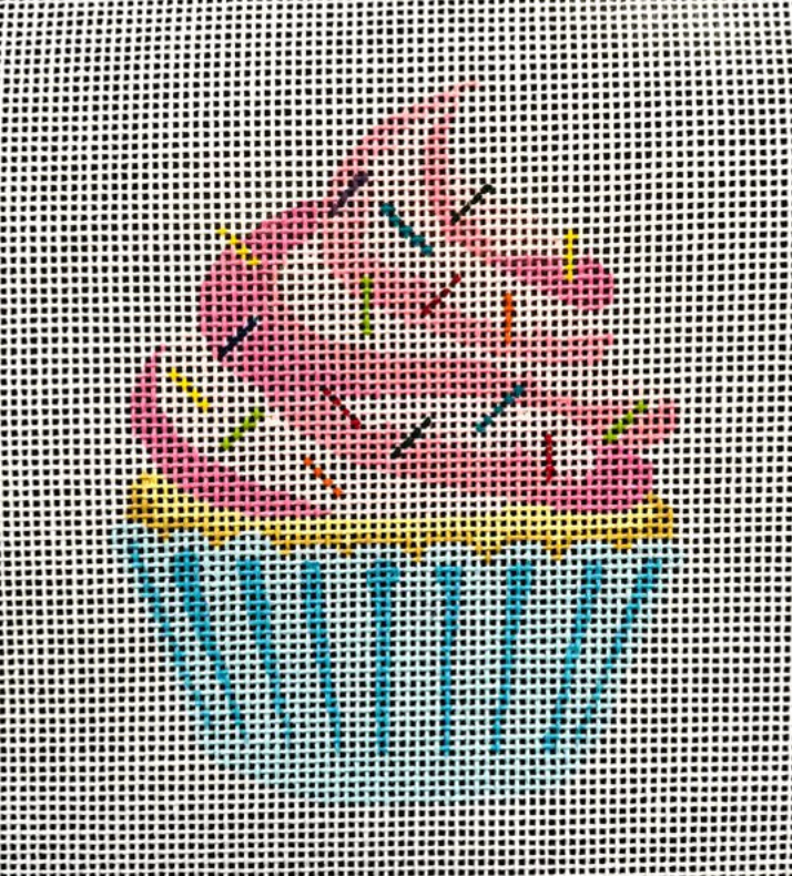 21-142 Pink Swirl Cupcake