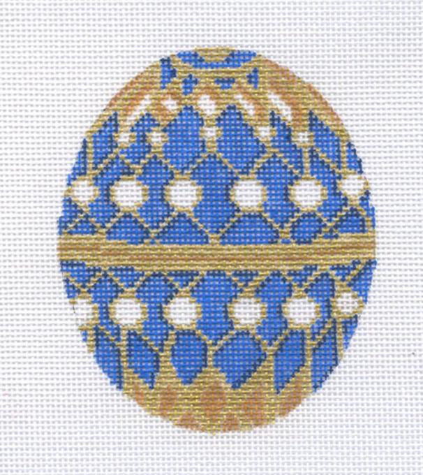 21-110 Blue Faberge Egg