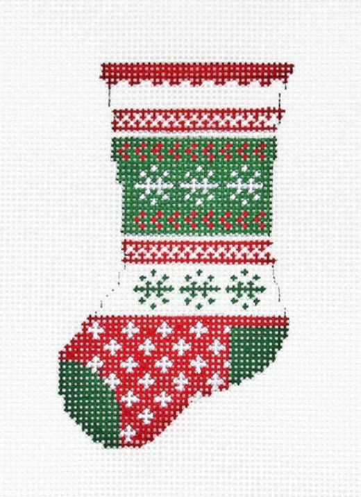 23-308 Christmas Sweater Mini Stocking