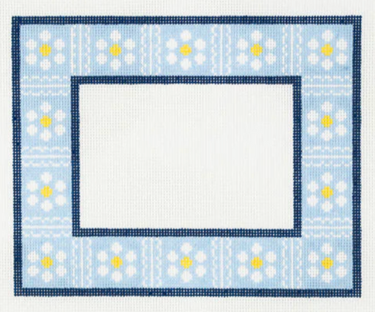 GP90A Scallop Daisy Frame - Blue