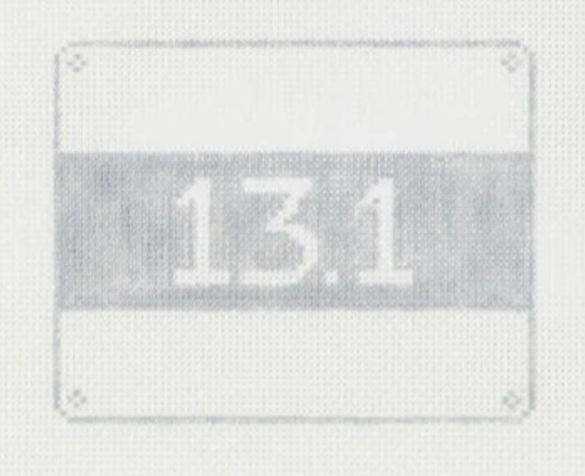 GP82 Grayscale Half Marathon Race Bib