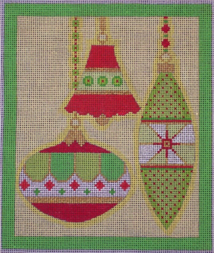 CH405D Merry and Bright Christmas Ornaments with Bell