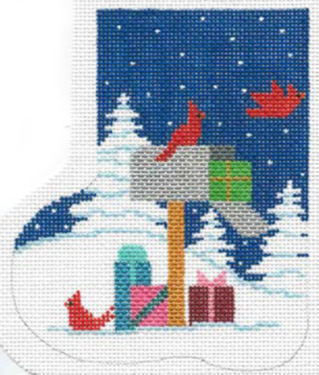 ST-C561 Christmas Mailbox Mini Sock