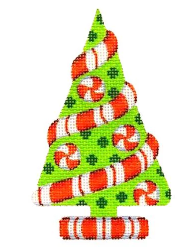 BB2284 Green Tree with Peppermint Twist