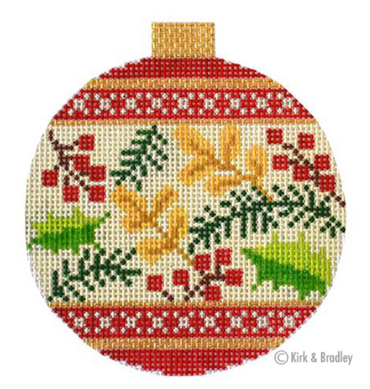 KB1521 Holiday Bauble - Red Berries